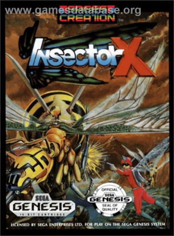 Cover Insector X for Genesis - Mega Drive